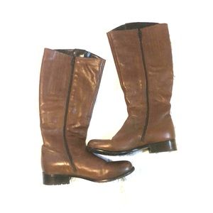 Clark’s brown leather boots